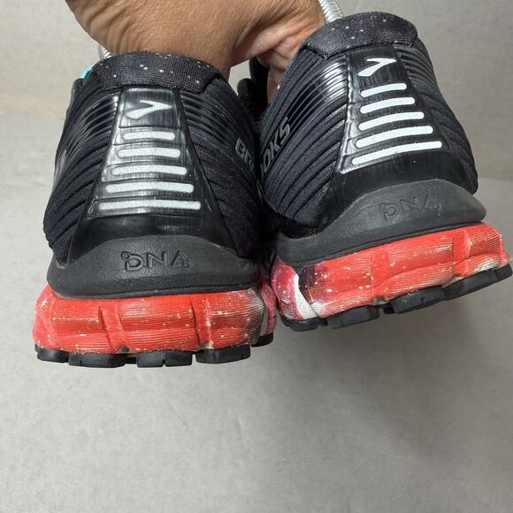 Brooks Ghost 9 Women's Size 10.5 B (Medium) Running Shoes Black Space Teal - Picture 9 of 11